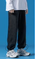 Men's Loose Casual Straight Wide Leg Drawstring Joggers