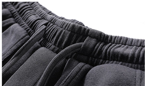 Men's Loose Casual Straight Wide Leg Drawstring Joggers