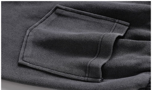 Men's Loose Casual Straight Wide Leg Drawstring Joggers