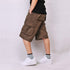 Men's Loose Fit Camo Military Cargo Shorts