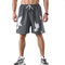 Men's Loose Fit Printed Athletic Basketball Shorts