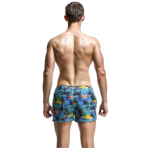 Men's Loose Fit Printed Breathable Beach Shorts