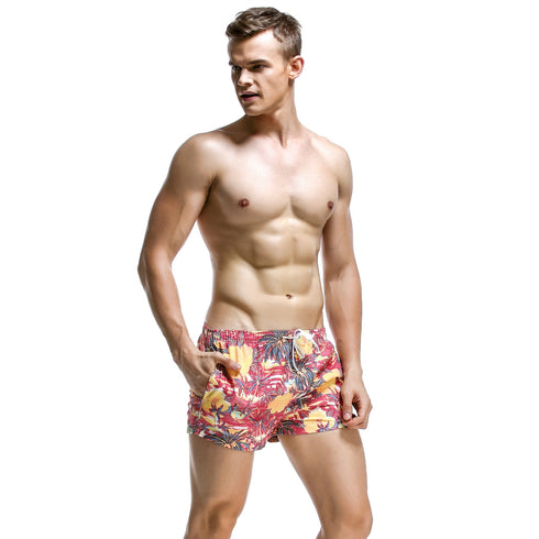 Men's Loose Fit Printed Breathable Beach Shorts