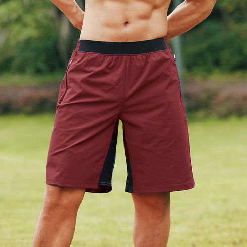 Men's Loose Fit Quick Dry Marathon Running Athletic Shorts