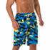 Men's Loose Fit Quick Dry Printed Swim Trunks