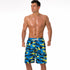 Men's Loose Fit Quick Dry Printed Swim Trunks