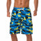 Men's Loose Fit Quick Dry Printed Swim Trunks