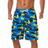 Men's Loose Fit Quick Dry Printed Swim Trunks