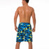 Men's Loose Fit Quick Dry Printed Swim Trunks