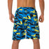 Men's Loose Fit Quick Dry Printed Swim Trunks