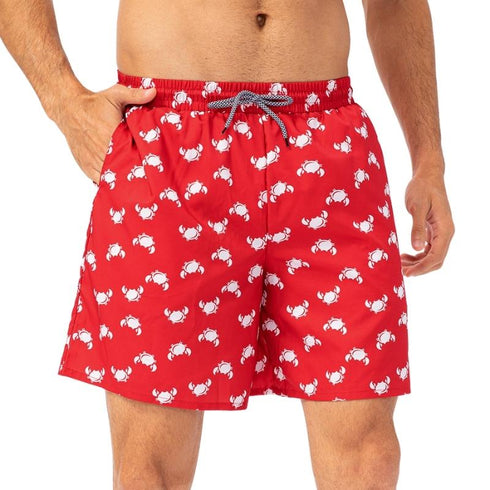 Men's Loose Fit Quick Dry Swim Trunks with Mesh Lining