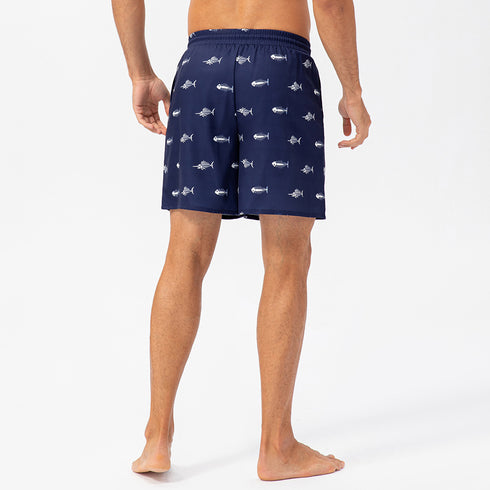 Men's Loose Fit Quick Dry Swim Trunks with Mesh Lining