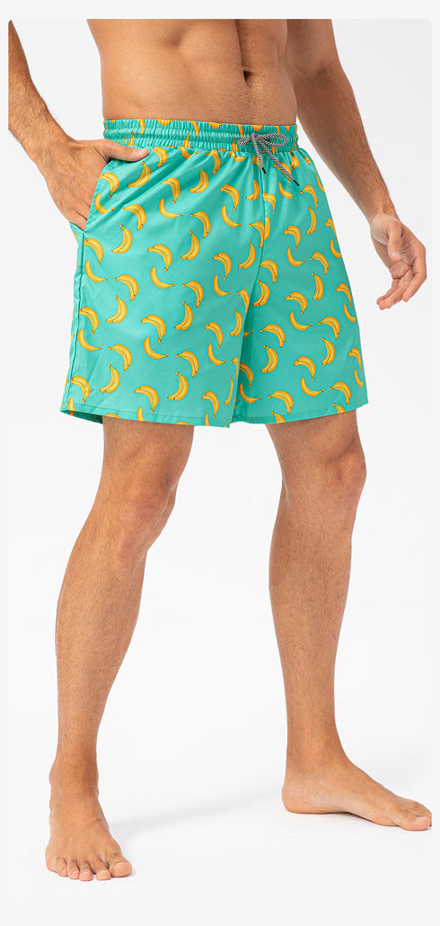 Men's Loose Fit Quick Dry Swim Trunks with Mesh Lining