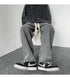 Men's Loose Fit Work Straight-Leg Denim Jeans