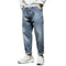 Men's Loose Jeans Plus Size Harem Pants Denim Trousers