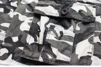Men's Loose Military Camouflage Cargo Shorts