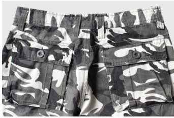 Men's Loose Military Camouflage Cargo Shorts