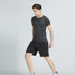 Men's Loose Running Fitness Shorts with Zip Pockets