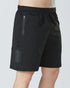 Men's Loose Running Fitness Shorts with Zip Pockets
