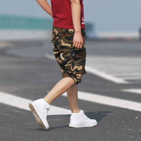 Men's Loose Tear Resistant Camouflage Cargo Shorts
