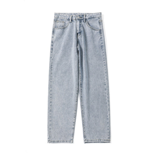Men's Loose Wide Leg Straight Denim Jeans Pants
