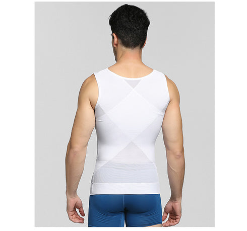 Men's Mesh Body Shaper Abdomen Control Breathable Tank