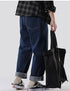 Plus Size Men's Hip Hop Loose-Fitting Straight Leg Denim Jeans