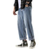 Plus Size Men's Hip Hop Loose-Fitting Straight Leg Denim Jeans