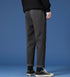 Men's Pleat Front Slim Fit Dress Pants Work Tapered Chino Pants