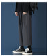 Plus Size Men’s Pleated Wide Leg Loose Casual Dress Pants