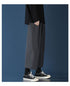 Plus Size Men’s Pleated Wide Leg Loose Casual Dress Pants