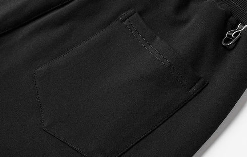 Men's Plus Size Active Basic Jogging Trousers with Zipper Pockets