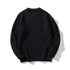 Men's Plus Size Blank Crew Neck Pullover Sweater