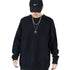 Men's Plus Size Blank Crew Neck Pullover Sweater