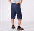 Men's Plus Size Casual Stretch Slim Jeans Denim Shorts