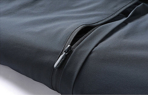 Men's Plus Size Full-Zip Casual Long Sleeve Jacket with Hood