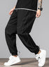 Men's Plus Size Loose-fit Joggers Pants with Deep Pockets