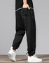 Men's Plus Size Loose-fit Joggers Pants with Deep Pockets