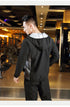 Men's Plus Size Sports Wear Sauna Suits Jacket Pants