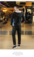 Men's Plus Size Sports Wear Sauna Suits Jacket Pants