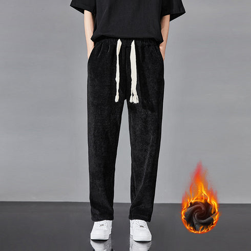 Men's Plus Size Straight Leg Casual Loose Fit Running Sweatpants