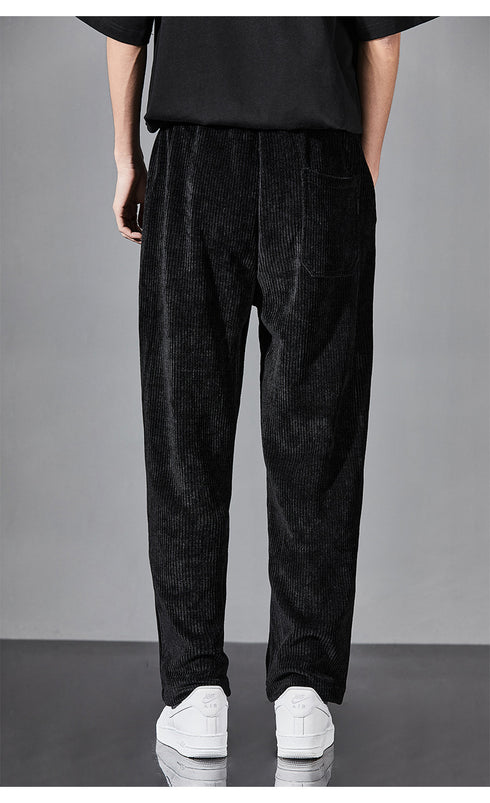 Men's Plus Size Straight Leg Casual Loose Fit Running Sweatpants