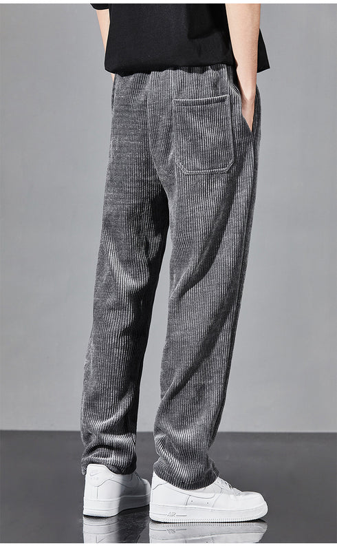 Men's Plus Size Straight Leg Casual Loose Fit Running Sweatpants