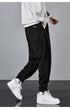 Men's Plus Size Winter Loose Fleece Casual Straight Jogger
