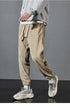 Men's Plus Size Winter Loose Fleece Casual Straight Jogger