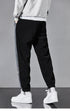 Men's Plus Size Workout Cuffed Leg Elastic Waist Joggers Pants