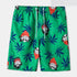 Men's Printed Beach Shorts with Drawstring Elastic Waist