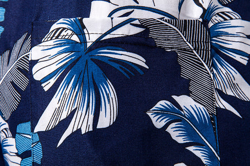 Men's Printed Casual Summer Shorts with Pockets