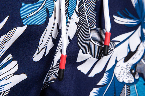 Men's Printed Casual Summer Shorts with Pockets