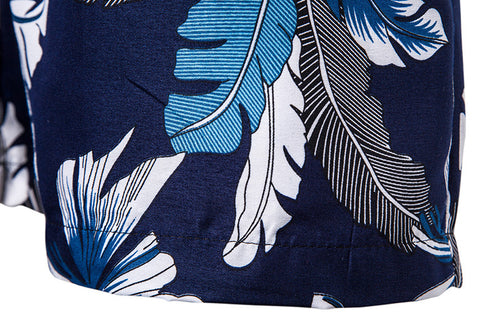 Men's Printed Casual Summer Shorts with Pockets